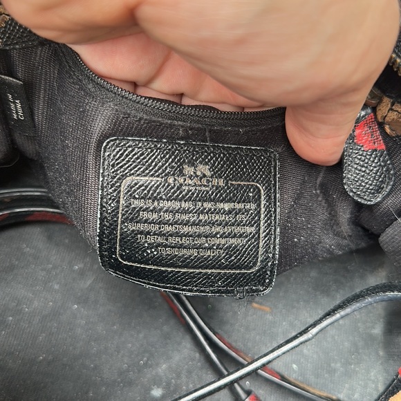 Coach Floral print crossbody tote - Picture 6 of 10